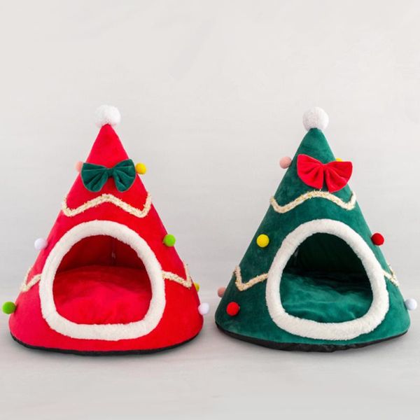 kennels & pens christmas pet bed cute tree shape cat tent winter warm soft dog house nest for cats kittens small animals
kennels & pens christmas pet bed cute tree shape cat tent winter warm soft dog house nest for cats kittens small animals
