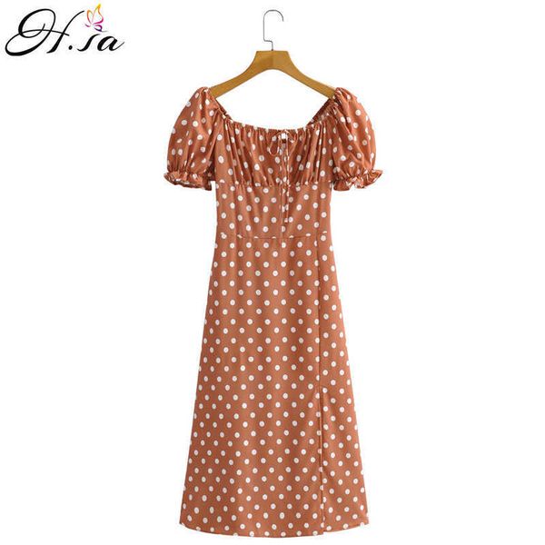 h.sa chic polka dots casual long dress women puff sleeve slash neck summer vestidos sweet girl a line off shouldeparty dress 210716, Black;gray
h.sa chic polka dots casual long dress women puff sleeve slash neck summer vestidos sweet girl a line off shouldeparty dress 210716, Black;gray