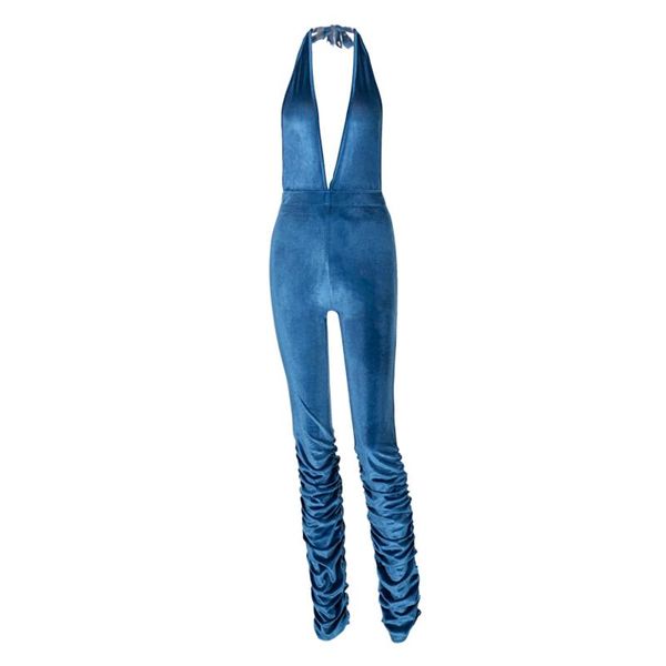 fashion women's sleeveless off-shoulder jumpsuit casual solid color halter romper tight high waist backless clothing jumpsuits & romper, Black;white
fashion women's sleeveless off-shoulder jumpsuit casual solid color halter romper tight high waist backless clothing jumpsuits & romper, Black;white