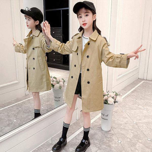 coat girls baby's kids windbreaker jacket outwear 2021 lapel spring autumn cotton buttons cardigan school children's clothing, Blue;gray
coat girls baby's kids windbreaker jacket outwear 2021 lapel spring autumn cotton buttons cardigan school children's clothing, Blue;gray