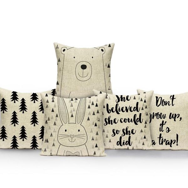 cushion/decorative pillow black white stripes letters cushion cover polyester square pillowcases decor home bedroom office cars
cushion/decorative pillow black white stripes letters cushion cover polyester square pillowcases decor home bedroom office cars