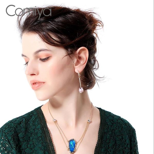comiya ethnic long earring crystal glass mosaic pendant handmade accessories zinc alloy personality dangle for women & chandelier, Silver
comiya ethnic long earring crystal glass mosaic pendant handmade accessories zinc alloy personality dangle for women & chandelier, Silver