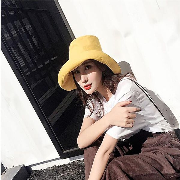 sunscreen summer hat women solid color bucket sun folding cap visor fishing fisherman bob wide brim hats, Blue;gray
sunscreen summer hat women solid color bucket sun folding cap visor fishing fisherman bob wide brim hats, Blue;gray