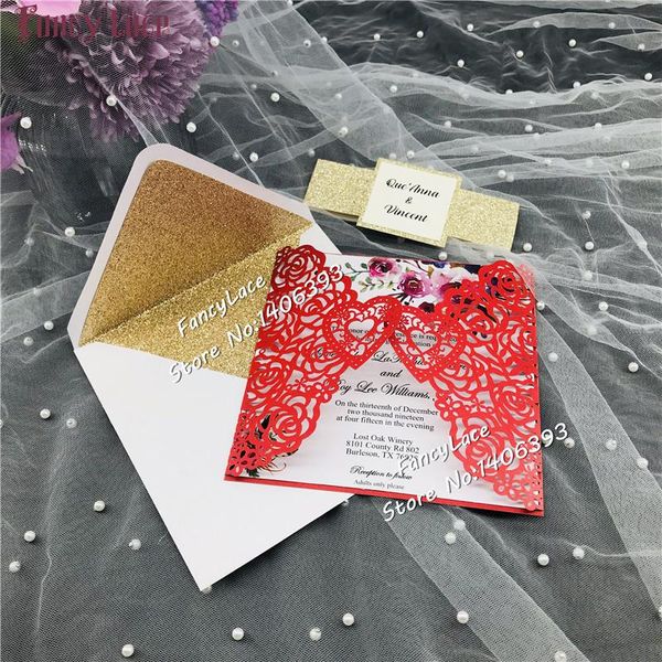 greeting cards 50pcs laser cut love heart wedding invitations with glitter envelopes, customized elegant invitation rsvp card
greeting cards 50pcs laser cut love heart wedding invitations with glitter envelopes, customized elegant invitation rsvp card
