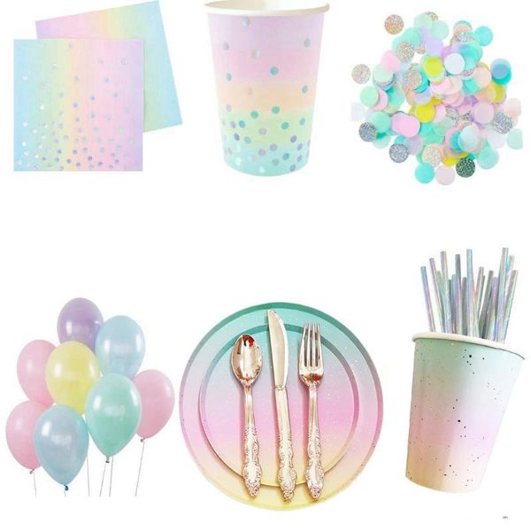 disposable dinnerware 1set tableware rainbow color round flat paper cup towel party supplies birthday wedding decoration
disposable dinnerware 1set tableware rainbow color round flat paper cup towel party supplies birthday wedding decoration