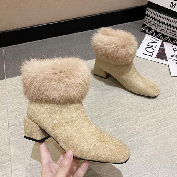 boots women shoes winter mid heels zipper female footwear ankle ladies fashion fur warm plush woman snow non slip, Black
boots women shoes winter mid heels zipper female footwear ankle ladies fashion fur warm plush woman snow non slip, Black