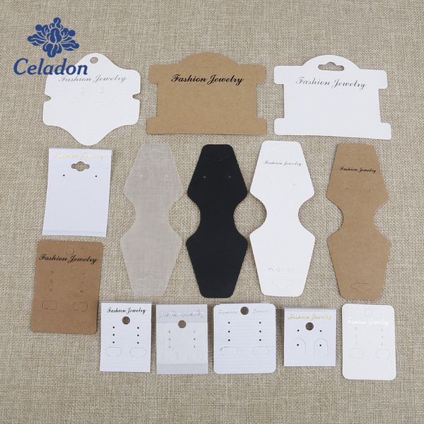 &amp; Accessories Jewelry Packaging &amp; Display 2018 100pcs/lot Kraft Paper Hair Band Card Packing PVC Tags Jewelry Display Cards Earri... от DHgate WW