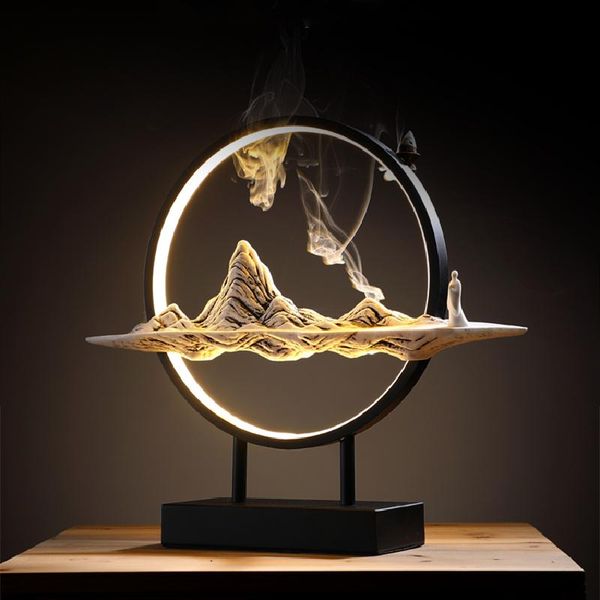 fragrance lamps backflow incense burner led household indoor creative agarwood personalized living room entrance ceramic ornaments
fragrance lamps backflow incense burner led household indoor creative agarwood personalized living room entrance ceramic ornaments