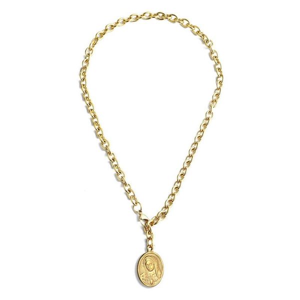 pendant necklaces fashion catholic stainless steel virgin mary necklace for women christian jewelry, Silver
pendant necklaces fashion catholic stainless steel virgin mary necklace for women christian jewelry, Silver