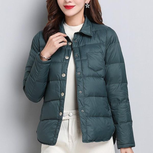 autumn winter women turn down collar coat ultra light 90% white duck jacket single breasted windproof parkas women's &, Black
autumn winter women turn down collar coat ultra light 90% white duck jacket single breasted windproof parkas women's &, Black