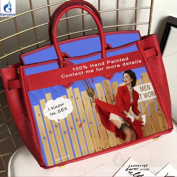 vintage pin-up girls new luxury handbags women large capacity bucket tote bag lady genuine cowhide handmade custom bags 
vintage pin-up girls new luxury handbags women large capacity bucket tote bag lady genuine cowhide handmade custom bags