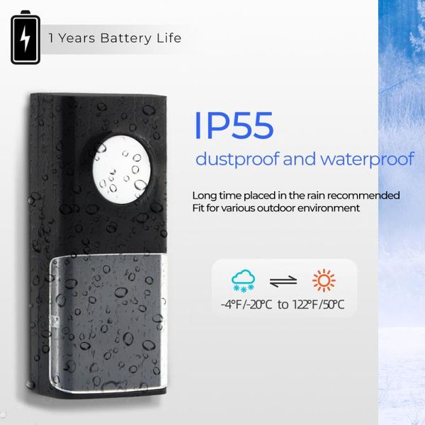 smart home control 433mhz wireless bell set doorbell usb power supply 58 songs ip55 waterproof receiver
smart home control 433mhz wireless bell set doorbell usb power supply 58 songs ip55 waterproof receiver