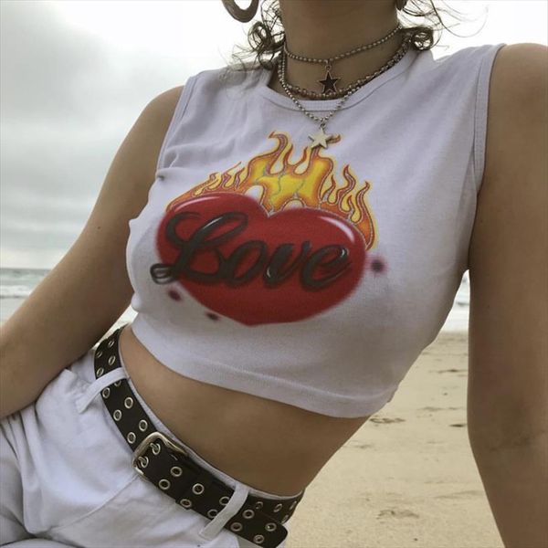 summer letter print women camis streetwear gothic punk camisole street girls hip hop vest femme, White
summer letter print women camis streetwear gothic punk camisole street girls hip hop vest femme, White