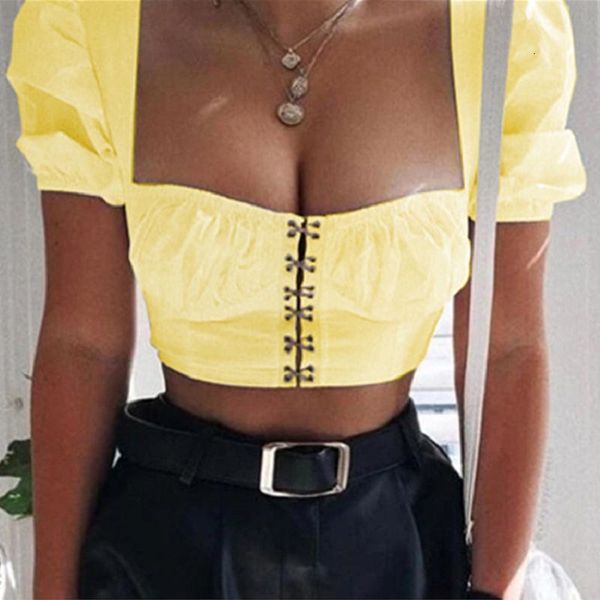 knits summer sweet short sleeve blouse women shirts square collar slim lady fahsion hollow out streetwear pullover femq g25p, White
knits summer sweet short sleeve blouse women shirts square collar slim lady fahsion hollow out streetwear pullover femq g25p, White