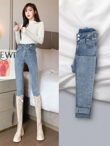 women's jeans women 2021 spring autumn skinny push up slim fit femme denim pants ladies fashion high waist pencil g98, Blue
women's jeans women 2021 spring autumn skinny push up slim fit femme denim pants ladies fashion high waist pencil g98, Blue