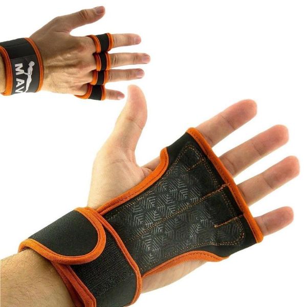wrist support fingerless gloves with adjustable bracer training for riding exercise weight lifting, Black;red
wrist support fingerless gloves with adjustable bracer training for riding exercise weight lifting, Black;red