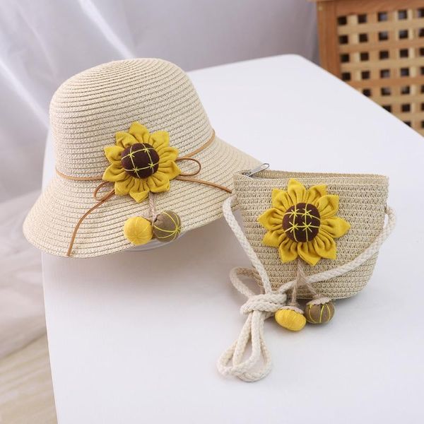 summer sunflower girl breathable straw hats +handbag sets child baby sun caps kids cartoon sunscreen shoulder bags wide brim, Blue;gray
summer sunflower girl breathable straw hats +handbag sets child baby sun caps kids cartoon sunscreen shoulder bags wide brim, Blue;gray