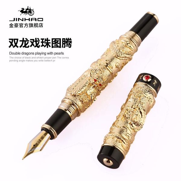 fountain pens jinhao luxury double dragon pen writing ink gift iridium m nib advanced craft single ,gift option
fountain pens jinhao luxury double dragon pen writing ink gift iridium m nib advanced craft single ,gift option