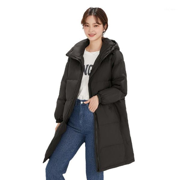 women's down & parkas selling long knee-length white eiderdown padded skinny hooded warm casual ladies jacket, Black
women's down & parkas selling long knee-length white eiderdown padded skinny hooded warm casual ladies jacket, Black