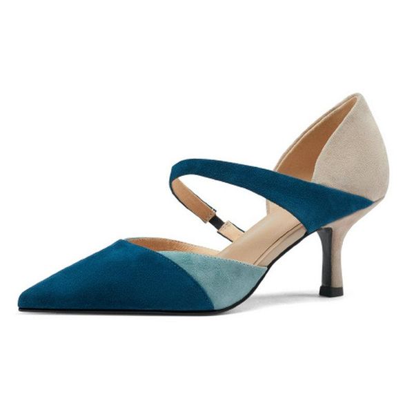 mixed colors suede leather high heels stiletto heel women shoes summer pointed toe pumps office ladies dress, Black
mixed colors suede leather high heels stiletto heel women shoes summer pointed toe pumps office ladies dress, Black
