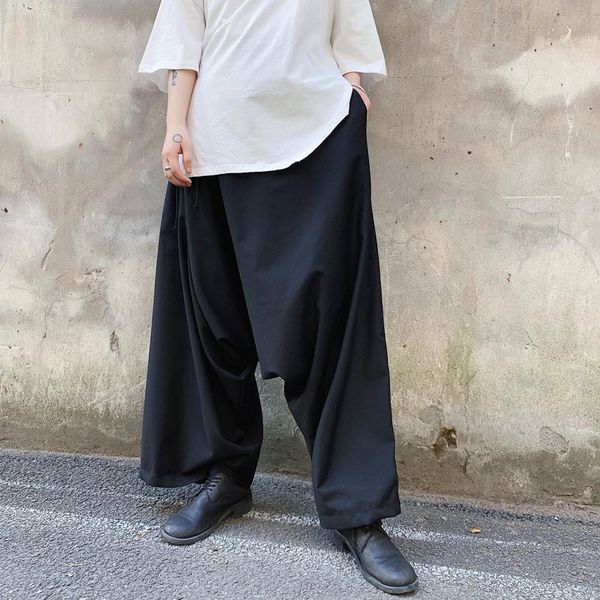 men black cross pants male hip hop streetwear harem trousers japan style kimono asymmetric design loose casual wide leg men's
men black cross pants male hip hop streetwear harem trousers japan style kimono asymmetric design loose casual wide leg men's