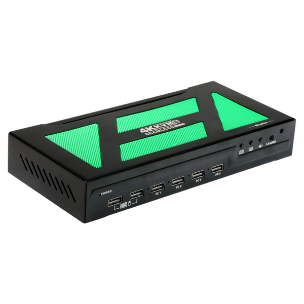 mirabox 4k kvm switch multi-viewer usb seamless switch, 4k@30hz 4 in 1 out centralized computer control audio cables & connectors
mirabox 4k kvm switch multi-viewer usb seamless switch, 4k@30hz 4 in 1 out centralized computer control audio cables & connectors