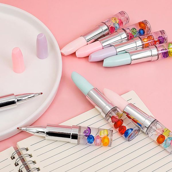 gel pens (4 pieces/lot) lipstick pen girlish primary school creative shape signature student gift
gel pens (4 pieces/lot) lipstick pen girlish primary school creative shape signature student gift