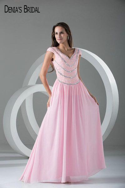 party dresses 2021 pink a-line evening with v neckline floor length beaded prom gowns, White;black
party dresses 2021 pink a-line evening with v neckline floor length beaded prom gowns, White;black