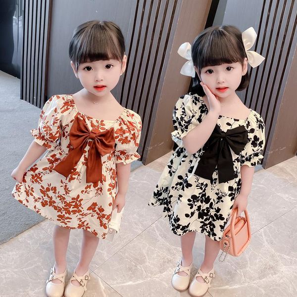 girls print dress 2021 summer children casual princess dresses western style girl bow big flower baby clothing girl's, Red;yellow
girls print dress 2021 summer children casual princess dresses western style girl bow big flower baby clothing girl's, Red;yellow