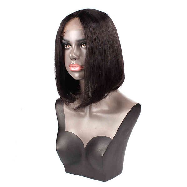 wig medium length lace front chemical fiber high temperature silk black hand woven, Black;brown
wig medium length lace front chemical fiber high temperature silk black hand woven, Black;brown