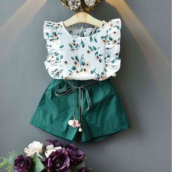 18m 5t toddler summer clothes baby girls o neck flower sleeveless high waist green shorts kids outfit girl 2pcs, White
18m 5t toddler summer clothes baby girls o neck flower sleeveless high waist green shorts kids outfit girl 2pcs, White