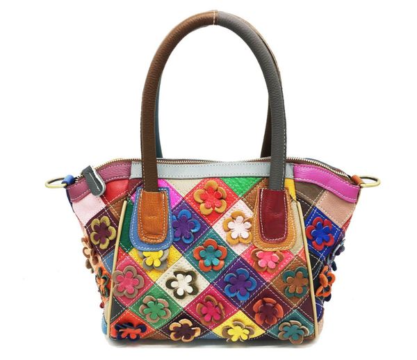 real leather fashion casual colorful design shoulder messenger bag flower color block spliced handbag women's tote bag
real leather fashion casual colorful design shoulder messenger bag flower color block spliced handbag women's tote bag