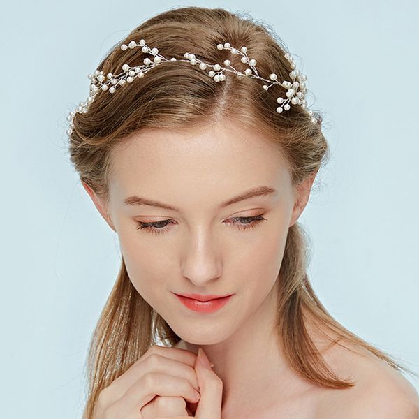 silver headdress pearls headband wedding bridal hair accessories minimalist headwear for girl or women
silver headdress pearls headband wedding bridal hair accessories minimalist headwear for girl or women