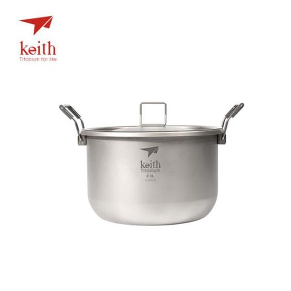 camp kitchen keith titanium 4-5 person large camping pot folding portable outdoor ultralight hanging picnic hiking cookware 6l ti8301
camp kitchen keith titanium 4-5 person large camping pot folding portable outdoor ultralight hanging picnic hiking cookware 6l ti8301