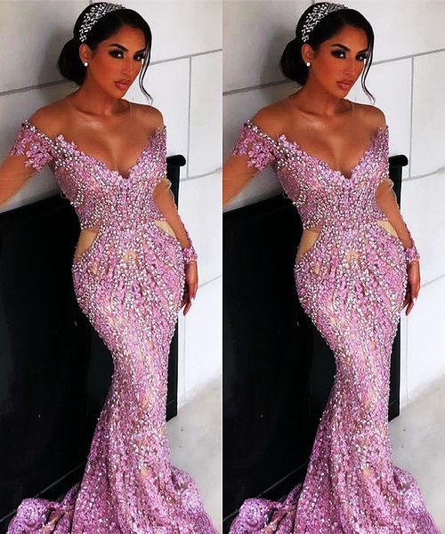 2021 plus size arabic aso ebi luxurious mermaid prom dresses lace beaded crystals sheer neck evening formal party second reception gowns dre, Black
2021 plus size arabic aso ebi luxurious mermaid prom dresses lace beaded crystals sheer neck evening formal party second reception gowns dre, Black