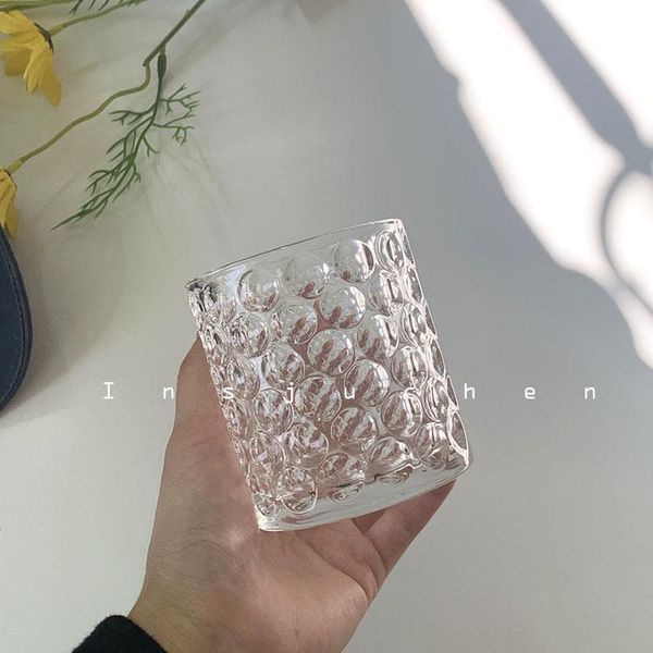 korean creative glass cup transparent breakfast heat resistant retro minimalist vasos cristal agua home garden bl50blb wine glasses
korean creative glass cup transparent breakfast heat resistant retro minimalist vasos cristal agua home garden bl50blb wine glasses