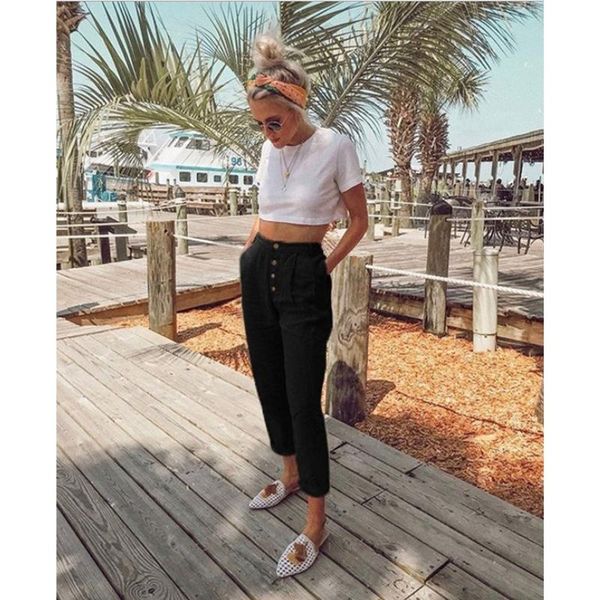 women's pants & capris high waist casual korean slim straight long women regular spring autumn plus size s-3xl, Black;white
women's pants & capris high waist casual korean slim straight long women regular spring autumn plus size s-3xl, Black;white