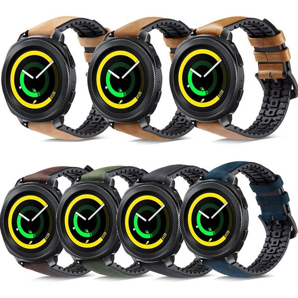 watch bands 20mm 22mm genuine leather silicone strap band for samsung gear sport s4 watch3 41mm /active 2/42mm wristband, Black;brown
watch bands 20mm 22mm genuine leather silicone strap band for samsung gear sport s4 watch3 41mm /active 2/42mm wristband, Black;brown