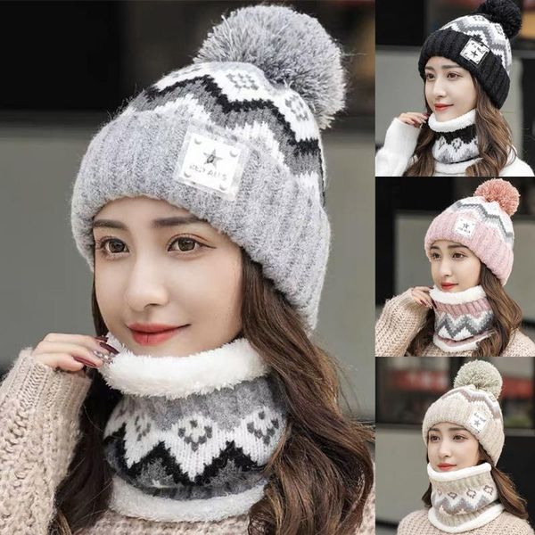 hats, scarves & gloves sets 6 colors women winter knitted beanies hats thick warm beanie skullies hat female bonnet caps outdoor riding, Blue;gray
hats, scarves & gloves sets 6 colors women winter knitted beanies hats thick warm beanie skullies hat female bonnet caps outdoor riding, Blue;gray