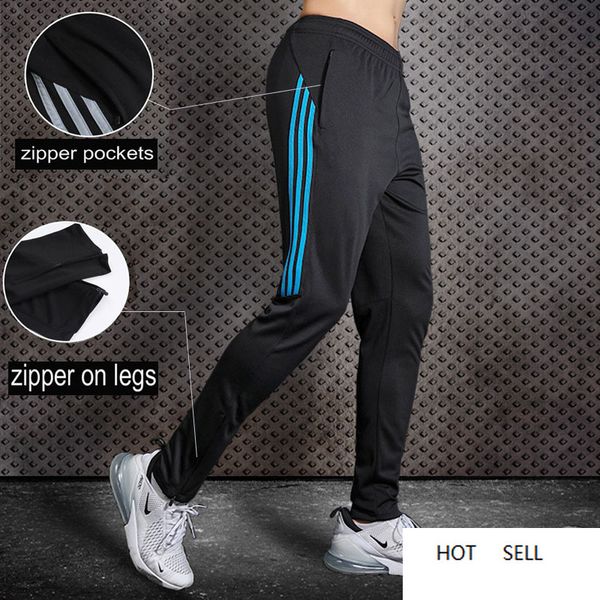 men running pants soccer training with zipper pocket trousers jogging fitnessworkout sport, Black;blue
men running pants soccer training with zipper pocket trousers jogging fitnessworkout sport, Black;blue