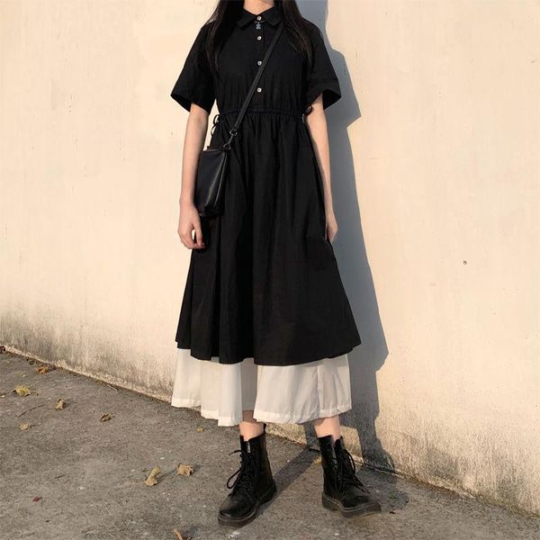 casual dresses qweek kawaii black midi dress gothic lolita harajuku woman chic spring autumn 2021 korean style dark academia, Black;gray
casual dresses qweek kawaii black midi dress gothic lolita harajuku woman chic spring autumn 2021 korean style dark academia, Black;gray