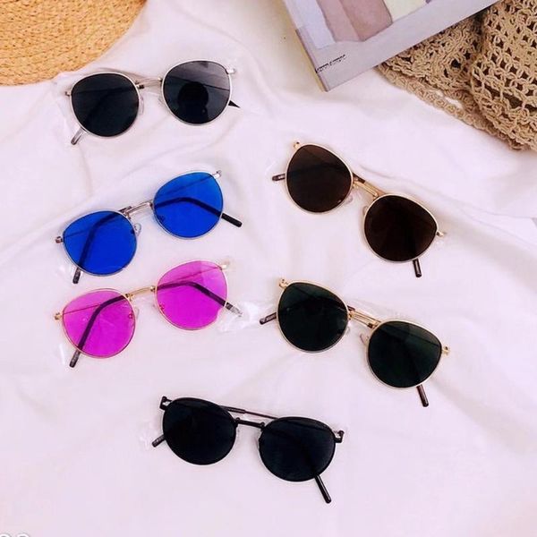sunglasses 2021 fashion children baby boys girls metal round children's sun glasses retro kids eyewear uv400, Blue
sunglasses 2021 fashion children baby boys girls metal round children's sun glasses retro kids eyewear uv400, Blue