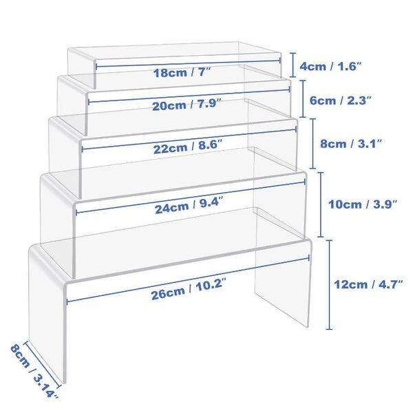 other home decor 5pcs transparent acrylic display stand multi-functional jewelry tube cabinet cosmetics storage shelf
other home decor 5pcs transparent acrylic display stand multi-functional jewelry tube cabinet cosmetics storage shelf