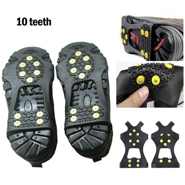 cords, slings and webbing 1 pair winter climbing hiking anti slip shoes cover 10 studs anti-skid spike grips cleats covers crampon black
cords, slings and webbing 1 pair winter climbing hiking anti slip shoes cover 10 studs anti-skid spike grips cleats covers crampon black
