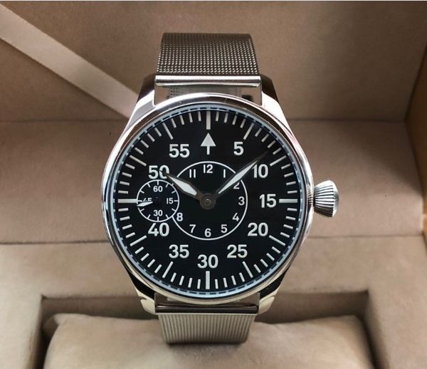 44 mm black iron plate asian 6497 17 jewelry mechanical hand wind movement men's watch green lightning turn wristwath pa192-p8, Slivery;brown
44 mm black iron plate asian 6497 17 jewelry mechanical hand wind movement men's watch green lightning turn wristwath pa192-p8, Slivery;brown
