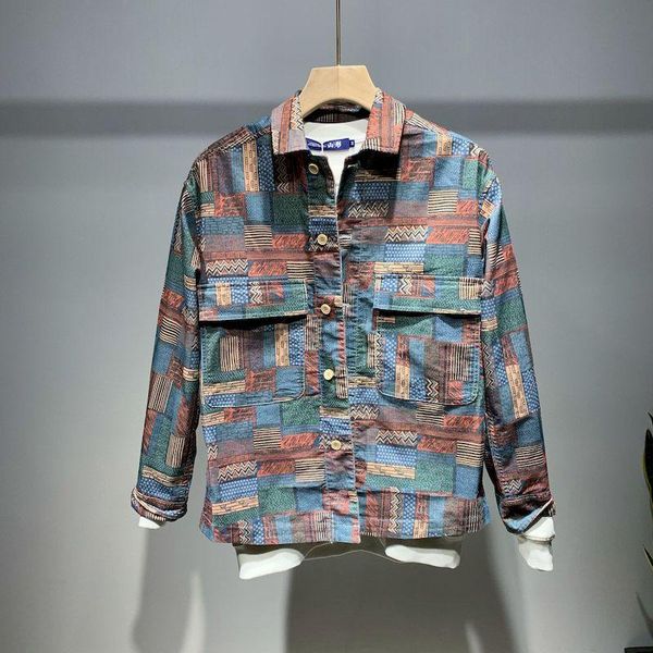 men's casual shirts fonekie autumn men long sleeve ins geometric pattern flower shirt young man handsome loose jacket mens top, White;black
men's casual shirts fonekie autumn men long sleeve ins geometric pattern flower shirt young man handsome loose jacket mens top, White;black