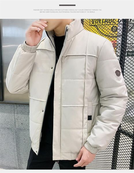 men's jackets jacket 2021 winter thick cotton-padded jacket, padded trendy tooling down cotton, Black;brown
men's jackets jacket 2021 winter thick cotton-padded jacket, padded trendy tooling down cotton, Black;brown