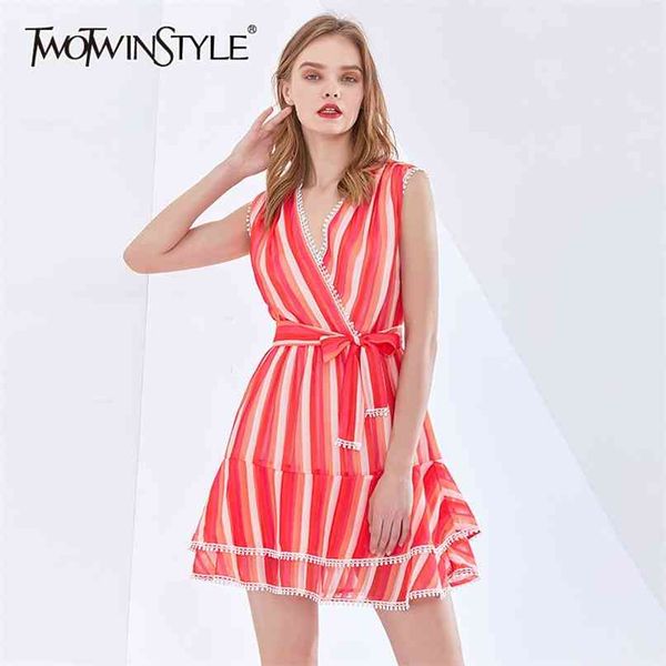 striped red dress for women v neck sleeveless high waist lace up bowknot midi summer dresses female fashion 210520, Black;gray
striped red dress for women v neck sleeveless high waist lace up bowknot midi summer dresses female fashion 210520, Black;gray