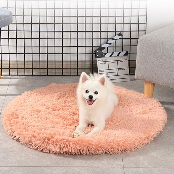 round cat bed long plush dog dual use washable pet blanket warm soft mat sleeping for small medium dogs cats kennels & pens
round cat bed long plush dog dual use washable pet blanket warm soft mat sleeping for small medium dogs cats kennels & pens