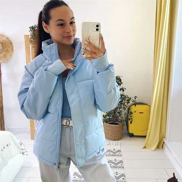 winter women oversized parkas jacket fashion solid stand collar thick warm padded coat casual outwear parkas 211028, Black
winter women oversized parkas jacket fashion solid stand collar thick warm padded coat casual outwear parkas 211028, Black